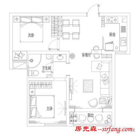 时髦两居 北欧清风