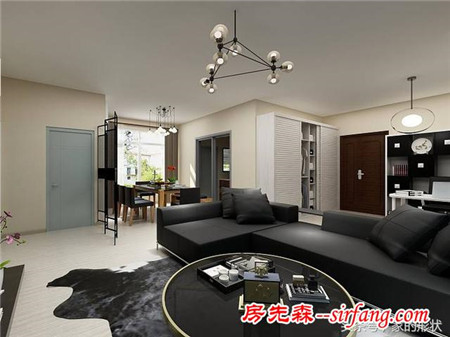 郑州三居室家庭，既能生活又能工作的创意设计！