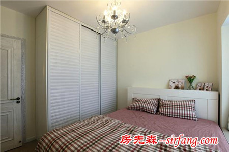 简单到只刮刮大白也这么清新简洁大方、郑州98㎡