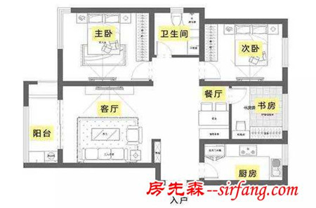 入户门正对卫生间门和马桶，设计师这样改造，我给100分！