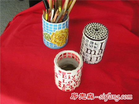 手工DIY罐子马赛格就是这么有创意！学霸书桌必备工具