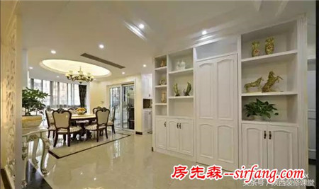 公婆太大方，150平简欧美家，总费用四十万