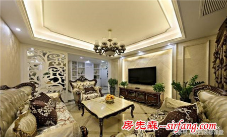 公婆太大方，150平简欧美家，总费用四十万