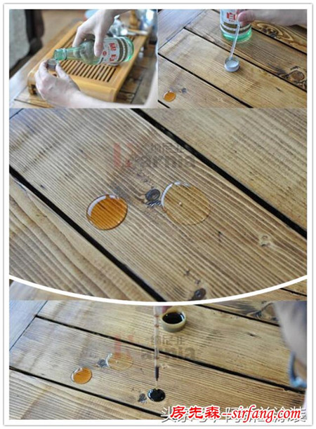木蠟油實(shí)木家具防污能力測試（多圖）