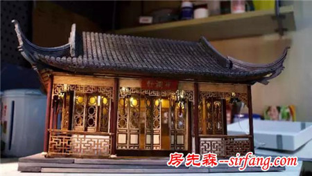 谁说手工模型，只能是现代小洋房，中国古建一样可以DIY