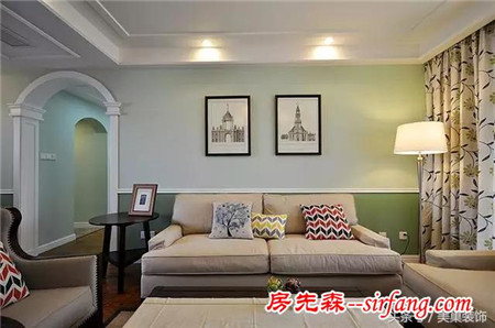 136平简约中式风格，时尚温馨的生活住宅