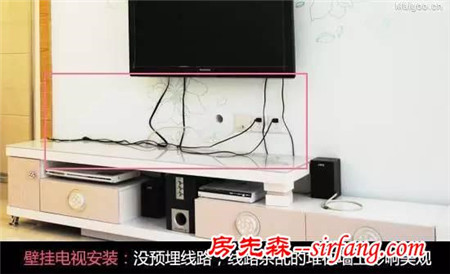 家装洁癖控教你隐藏丑陋的壁挂电视线！