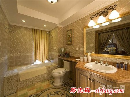 南京玛斯兰德300平米古典风格别墅装修案例 全包70万元！