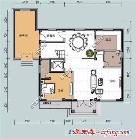 3套12x12米自建房，实用布局你更喜欢哪个？含图纸