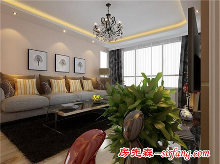 89平米簡(jiǎn)潔大方締造一個(gè)簡(jiǎn)潔大方的家居環(huán)境