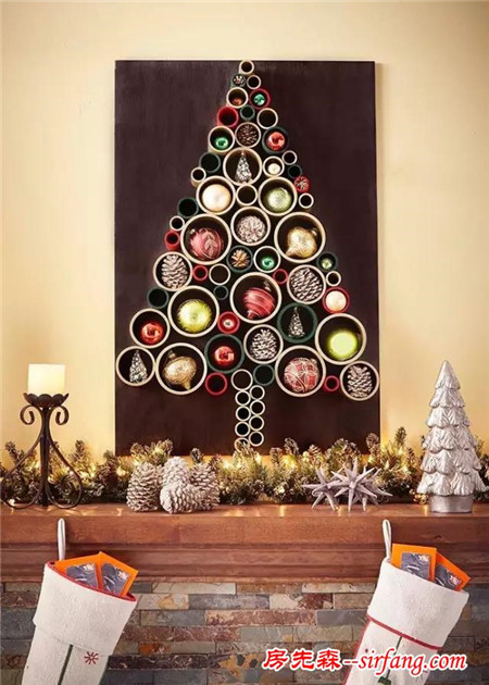 还在客厅房棵圣诞树吗？太LOW了！