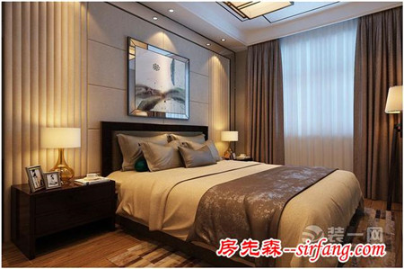 南宁荣和大地小区172平新中式风格装修效果图