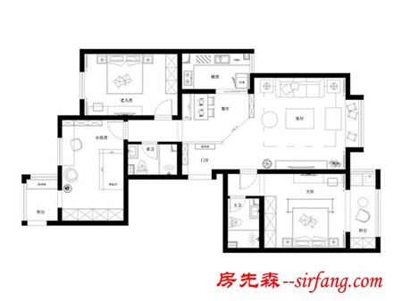 青岛装修绿地阅海府邸150平现代简约惬意米白色