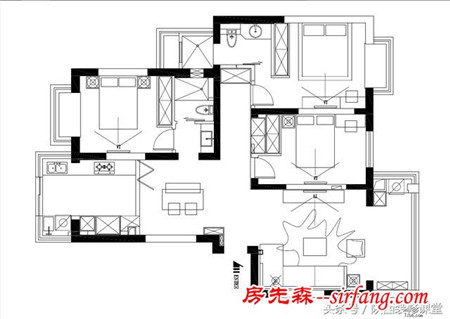 130平米无印良品风格，白色也可以温暖自然