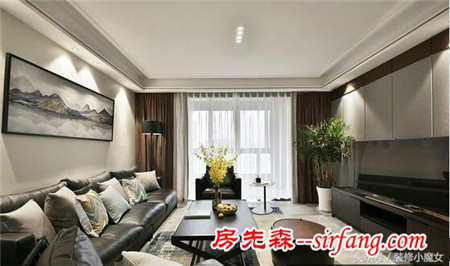 轻奢华丽80平米小三房现代装修 广州洛涛居南区小区案例