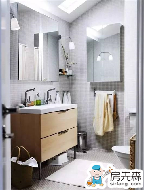 小卫生间收纳难？浴室镜柜拯救你！