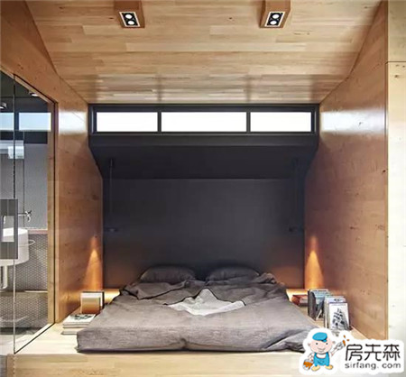 質(zhì)樸簡潔迷你公寓 37㎡LOFT挑高戶層