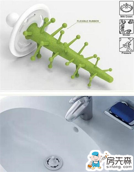 15款创意卫浴间物品设计 为卫浴间增色不少