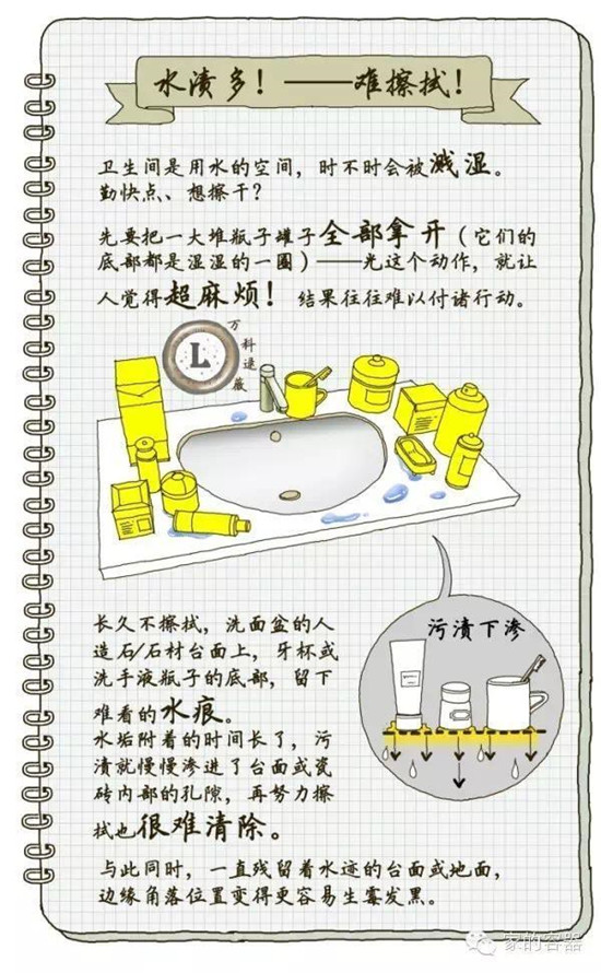 如何智慧地让卫生间变整洁，分，挂，藏，统，看不明白就看正文吧