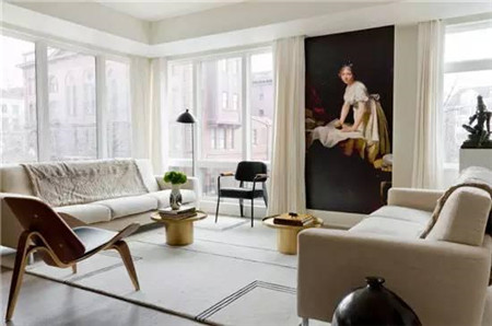 93平现代简约时尚 明亮两居室公寓