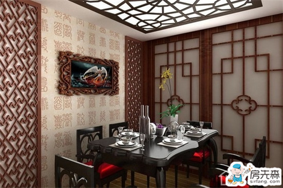 中式餐厅设计 古典韵味无处藏