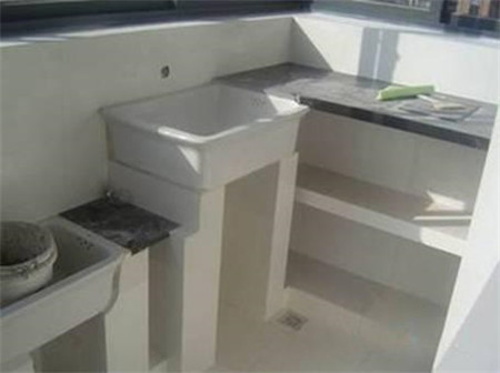 阳台砖砌洗衣池做法及施工注意事项
