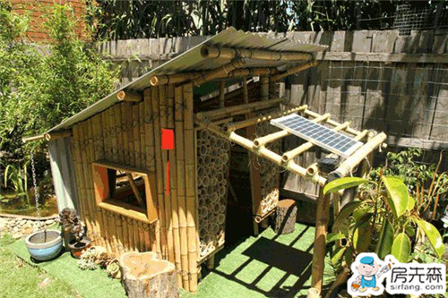 你们家那边有竹子吗？也来建一间小小竹屋吧！
