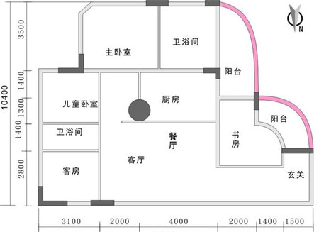 房子开关、插座布置表