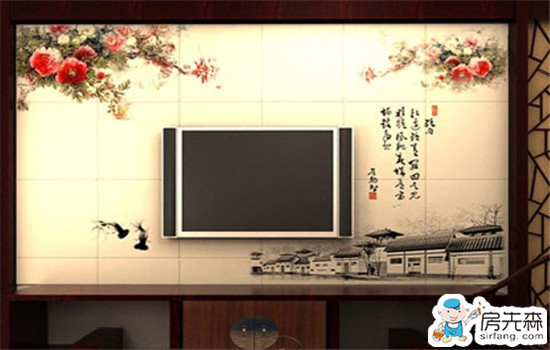 中式客厅背景墙 彰显大气风格