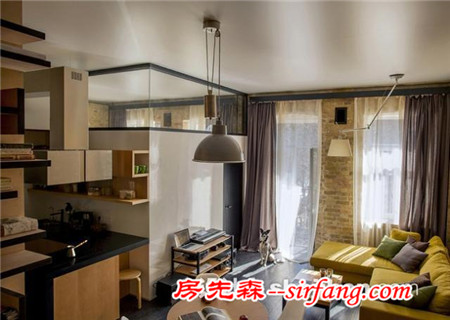 乌克兰小户型 将loft空间发挥到极致