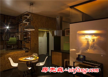 乌克兰小户型 将loft空间发挥到极致