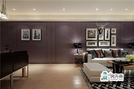 紫色线条打造完美居室