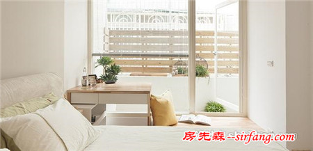 台湾100㎡复式公寓 落地窗下的惬意生活