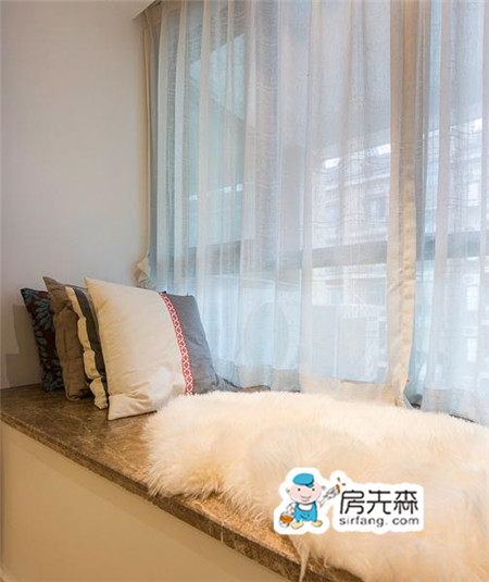 124㎡自然风格二居室 淡淡的生活气息很自然