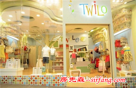 Twilo儿童服装专卖店设计 尽显童趣