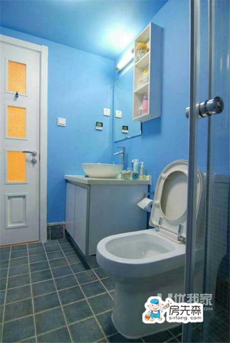 来点color吧，让卫浴间摆脱单调色！