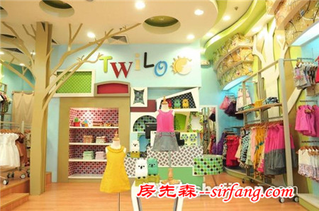 Twilo儿童服装专卖店设计 尽显童趣