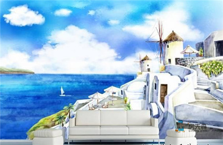 壁纸有什么特色吗? 地中海风格的壁纸让你感受不仅仅是浪漫！