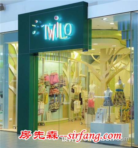 Twilo儿童服装专卖店设计 尽显童趣