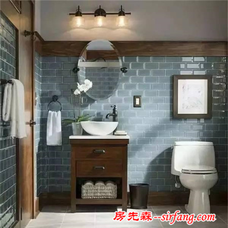 卫生间也爱新中式！