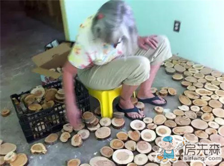 这才叫真实木，你那只能算木纹地板！ 