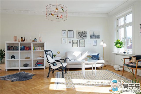 国外案例~瑞典活泼的马卡龙风格公寓设计
