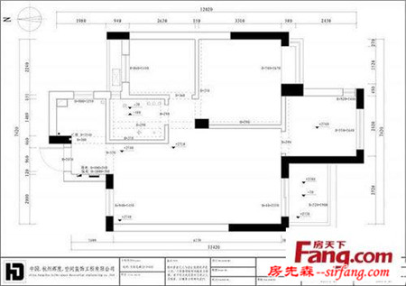 6万搞定90平小户型 黑白经典小三居榻榻米书房超赞