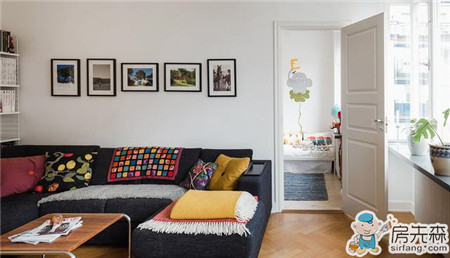 72平明媚梦幻公寓设计简单之中的色彩美
