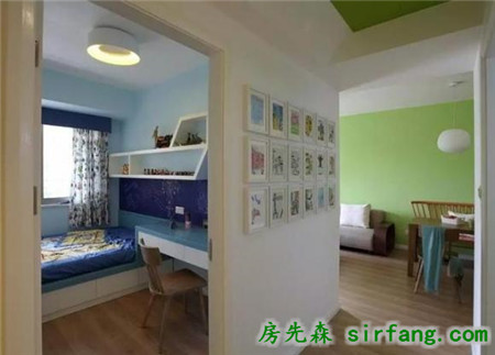 80㎡清新簡(jiǎn)約，這小三房綠得漂亮