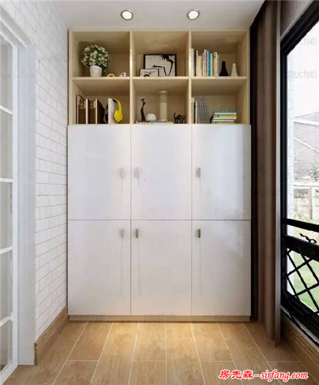 阳台利用做衣柜还是书柜？