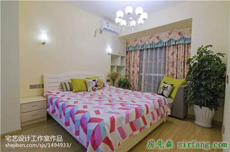 家居89㎡現(xiàn)代三居，為平淡生活加一抹清新茶綠色！