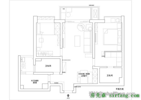 家居93㎡美式三居，让我对明天没有充满希望？