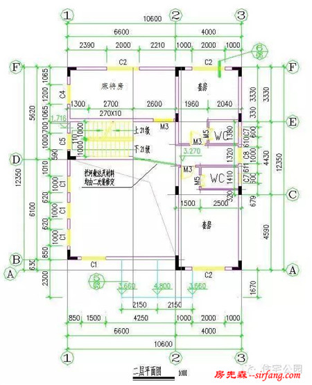 10x12米 全独卫卧室自建房分享 含图纸