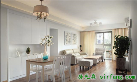 100㎡現(xiàn)代簡約三居室，不僅好看而且實用！